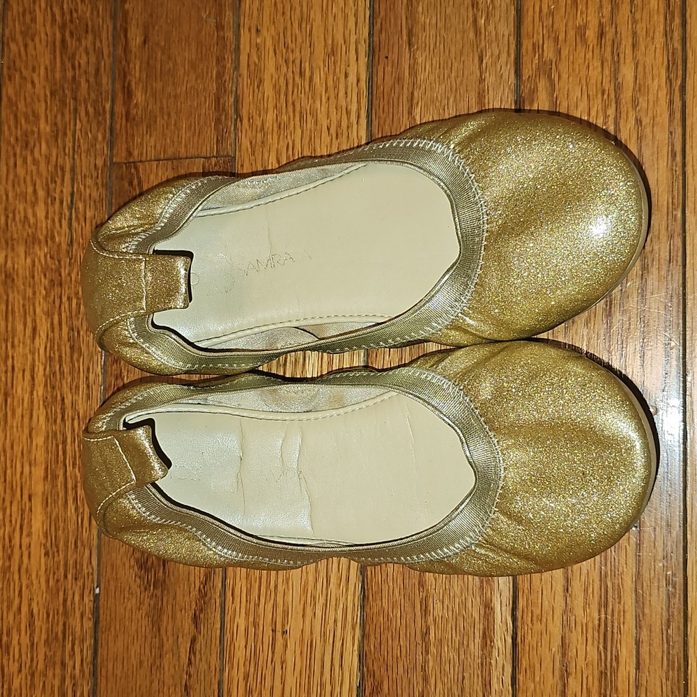 3 Pairs Of Girl's Dress Shoes- Silver, Gold, and Orange Cat Sz 3 Nanette Lepore - Picture 5 of 10